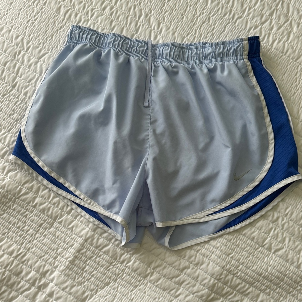 Nike Women's Sky Blue Athletic Shorts